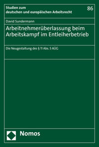 Vorderes Coverbild Arbeitnehmerüberlassung beim Arbeitskampf im Entleiherbetrieb
