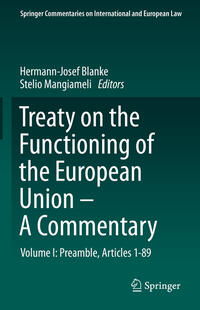 Vorderes Coverbild Treaty on the Functioning of the European Union - A Commentary