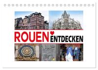 Vorderes Coverbild Rouen entdecken (Tischkalender 2026 DIN A5 quer), CALVENDO Monatskalender