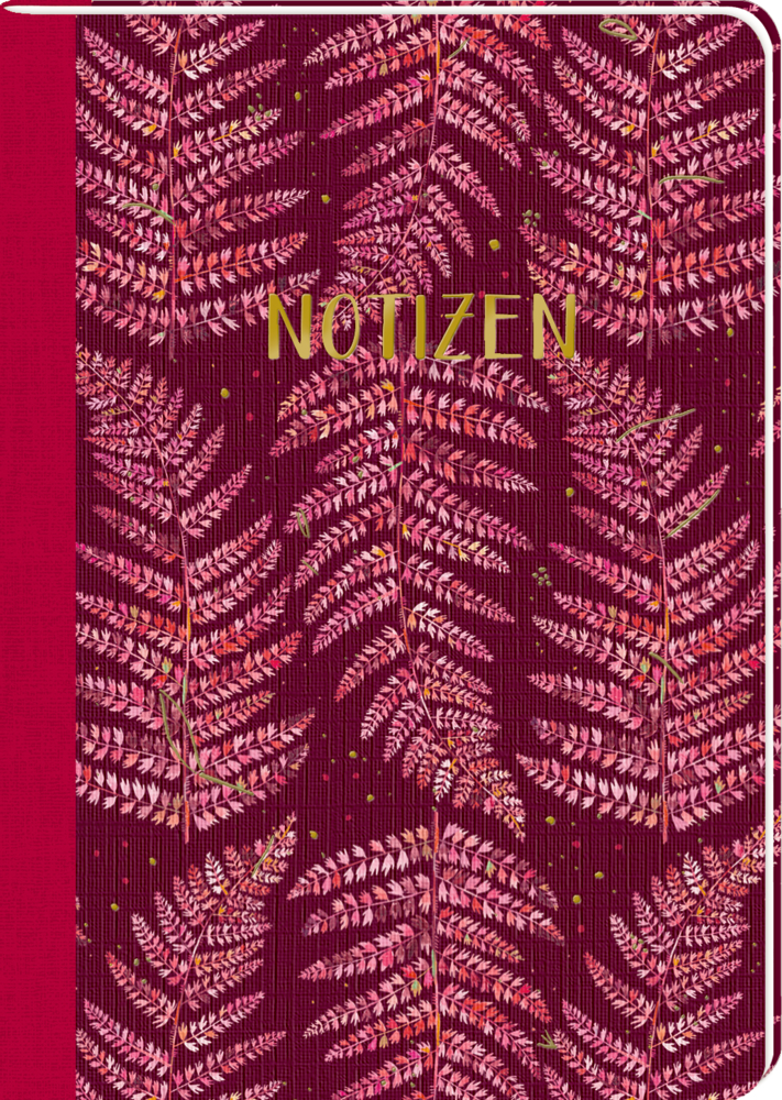 Beispielinhalt (Bild) Notizhefte - All about red & rosé - DIN A5