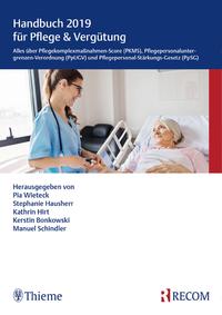 Vorderes Coverbild Handbuch 2019 für Pflege & Vergütung
