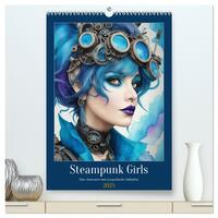 Vorderes Coverbild Steam-Punk-Girls - Eine charmante und sympathische Subkultur (hochwertiger Premium Wandkalender 2025 DIN A2 hoch), Kunstdruck in Hochglanz