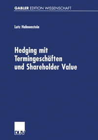 Vorderes Coverbild Hedging mit Termingeschäften und Shareholder Value