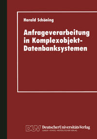Vorderes Coverbild Anfrageverarbeitung in Komplexobjekt-Datenbanksystemen