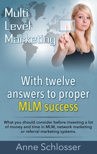 Vorderes Coverbild Mulit Level Marketing With twelve answers to proper MLM success