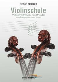 Vorderes Coverbild Violinschule, Violinbegleitung zu Band 2 und 3