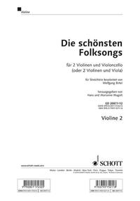 Vorderes Coverbild Die schönsten Folksongs
