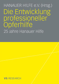Vorderes Coverbild Die Entwicklung professioneller Opferhilfe