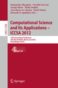 Vorderes Coverbild Computational Science and Its Applications -- ICCSA 2012
