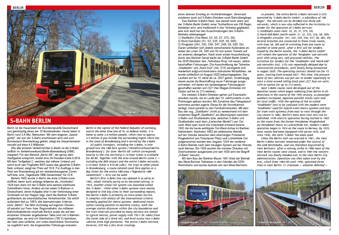 Beispielinhalt (Bild) S-Bahnen in Deutschland
