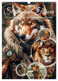 Vorderes Coverbild Steampunk Fauna (Wandkalender 2026 DIN A3 hoch), CALVENDO Monatskalender