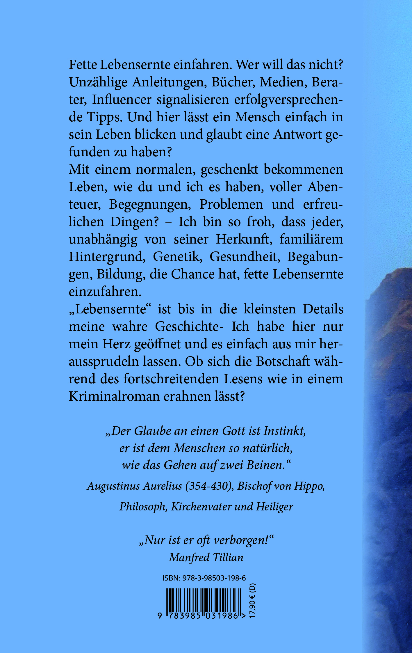 Rückseitencover LEBENS-ERNTE