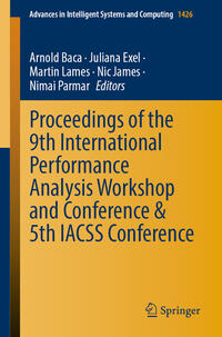 Vorderes Coverbild Proceedings of the 9th International Performance Analysis Workshop and Conference & 5th IACSS Conference