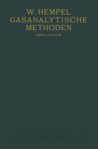 Vorderes Coverbild Gasanalytische Methoden