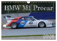 Vorderes Coverbild BMW M1 Procar (Wandkalender 2026 DIN A4 quer), CALVENDO Monatskalender