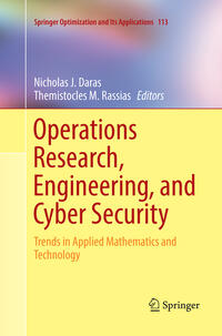 Vorderes Coverbild Operations Research, Engineering, and Cyber Security