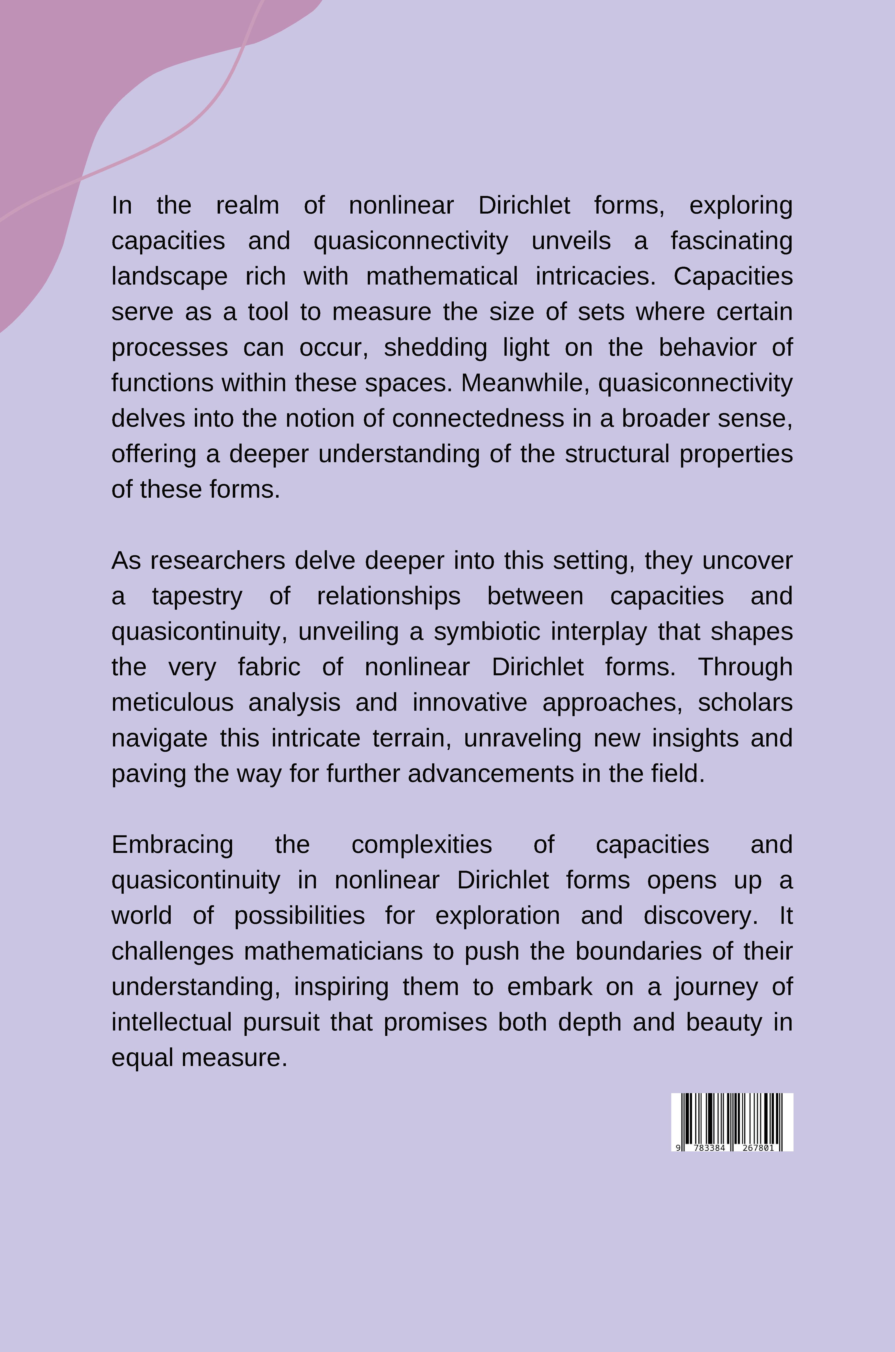 Rückseitencover Beyond Bilinearity: Exploring Nonlinear Dirichlet Forms and their Applications