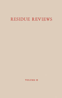 Vorderes Coverbild Residue Reviews / Rückstands-Berichte
