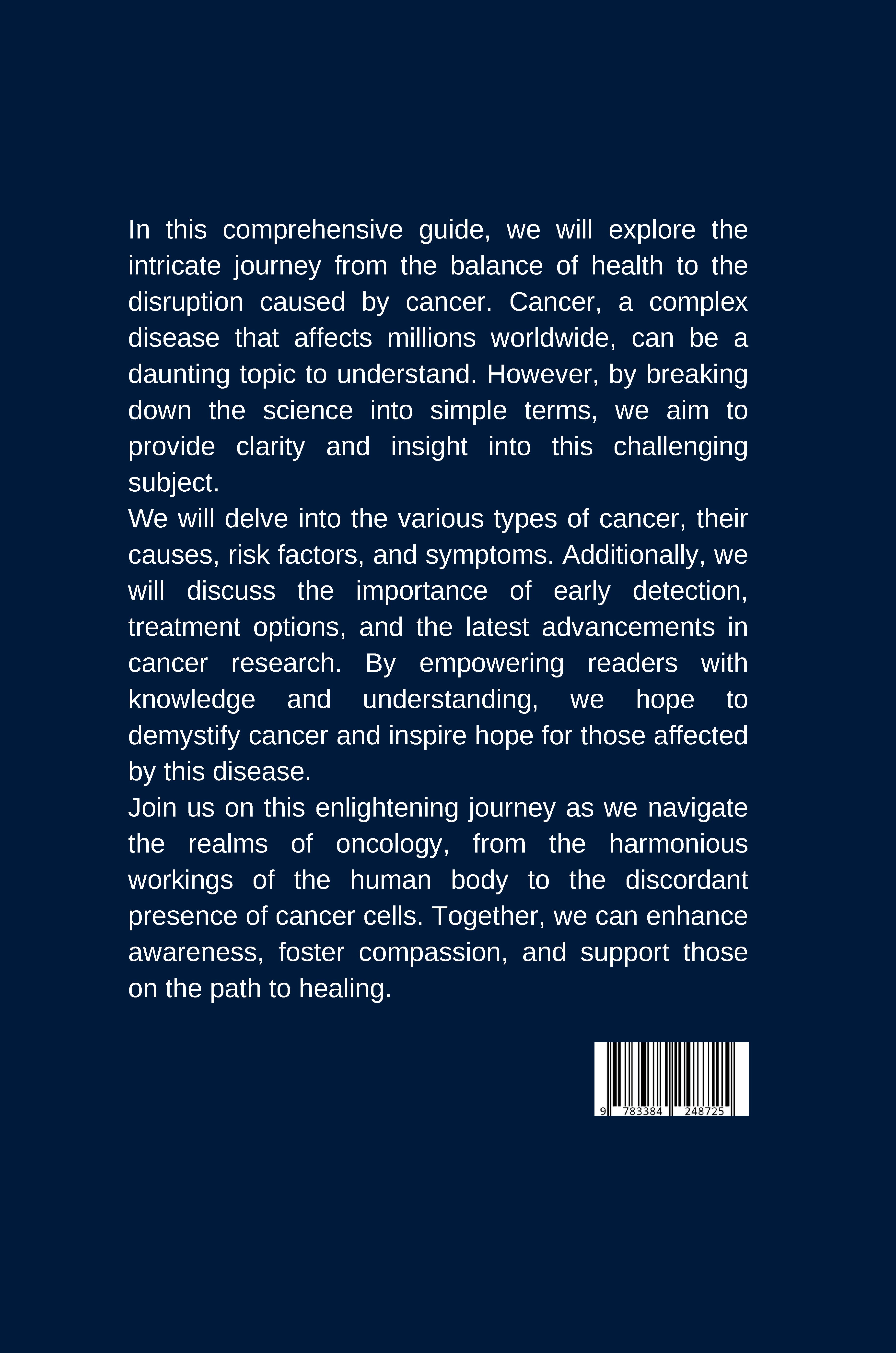 Rückseitencover From Harmony to Discord: A Layman's Guide to Cancer