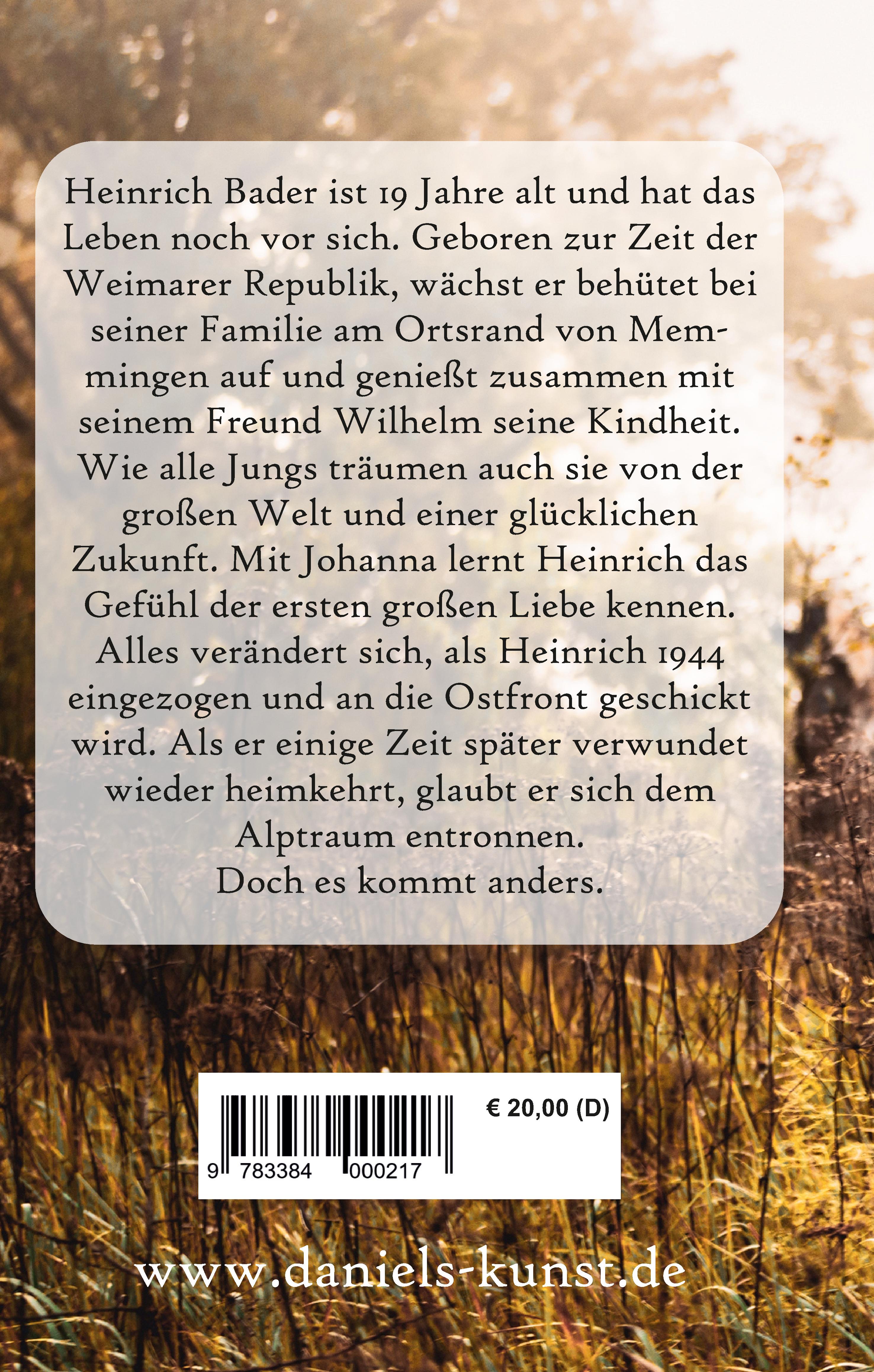 Rückseitencover Ein Bruder kam zu Gast