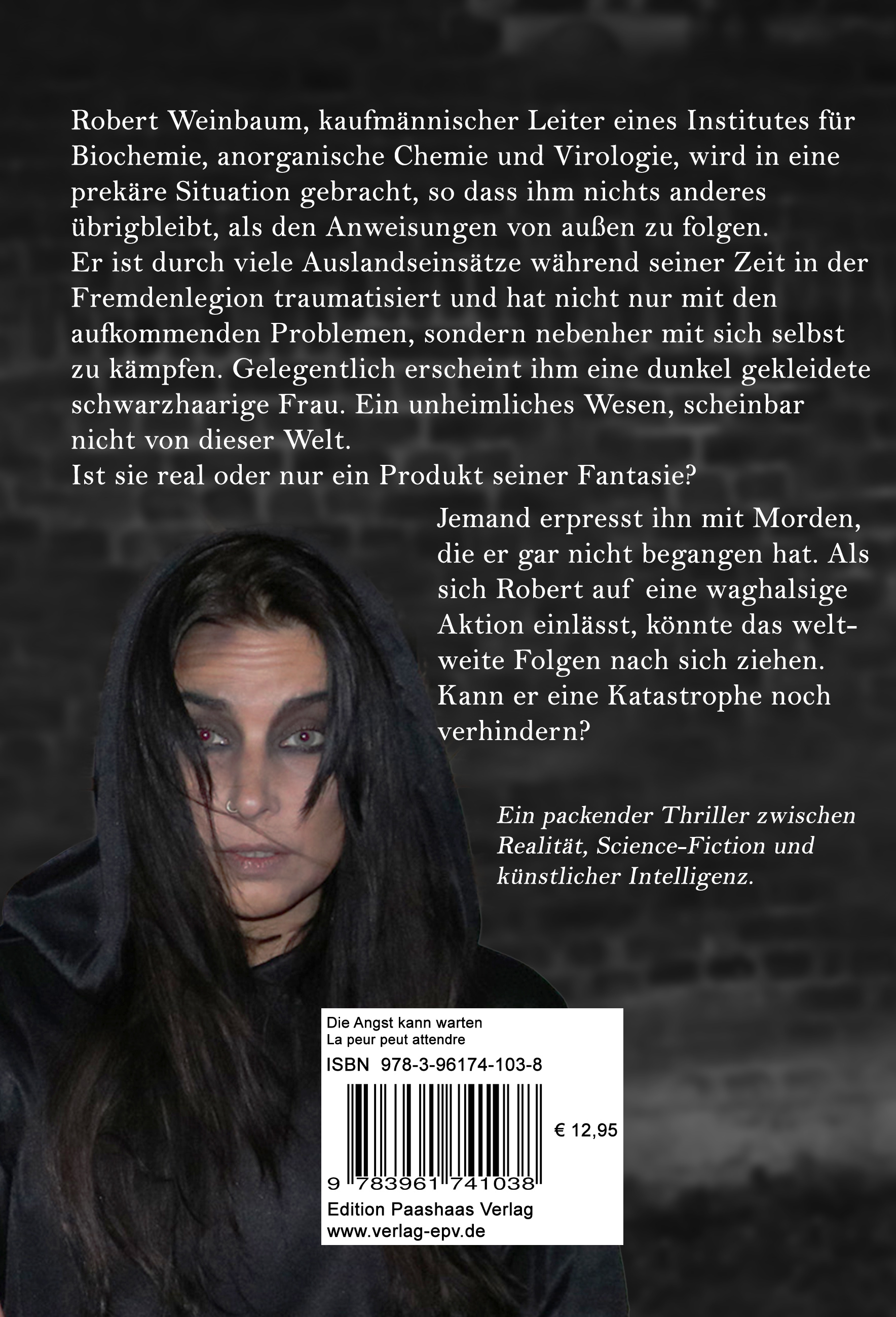 Rückseitencover Die Angst kann warten