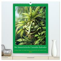Vorderes Coverbild Der humoristische Cannabis Kalender (hochwertiger Premium Wandkalender 2025 DIN A2 hoch), Kunstdruck in Hochglanz