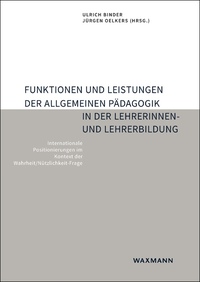 Vorderes Coverbild Funktionen und Leistungen der Allgemeinen Pädagogik in der Lehrerinnen- und Lehrerbildung
