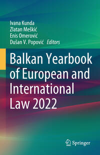 Vorderes Coverbild Balkan Yearbook of European and International Law 2022