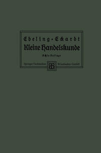 Vorderes Coverbild Kleine Handelskunde