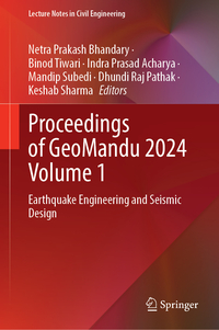 Vorderes Coverbild Proceedings of GeoMandu 2024 Volume 1