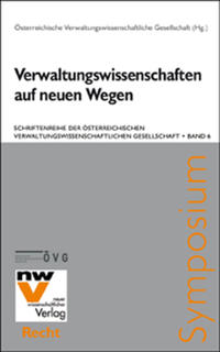 Vorderes Coverbild Verwaltungswissenschaften auf neuen Wegen