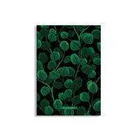 Vorderes Coverbild matabooks - Jana Notizbuch A5 "Eucalyptus" (blanko, farbig)