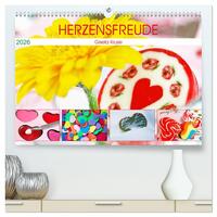 Vorderes Coverbild Herzensfreude (hochwertiger Premium Wandkalender 2026 DIN A2 quer), Kunstdruck in Hochglanz