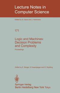 Vorderes Coverbild Logic and Machines: Decision Problems and Complexity
