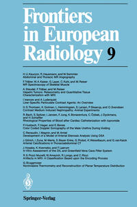 Vorderes Coverbild Frontiers in European Radiology