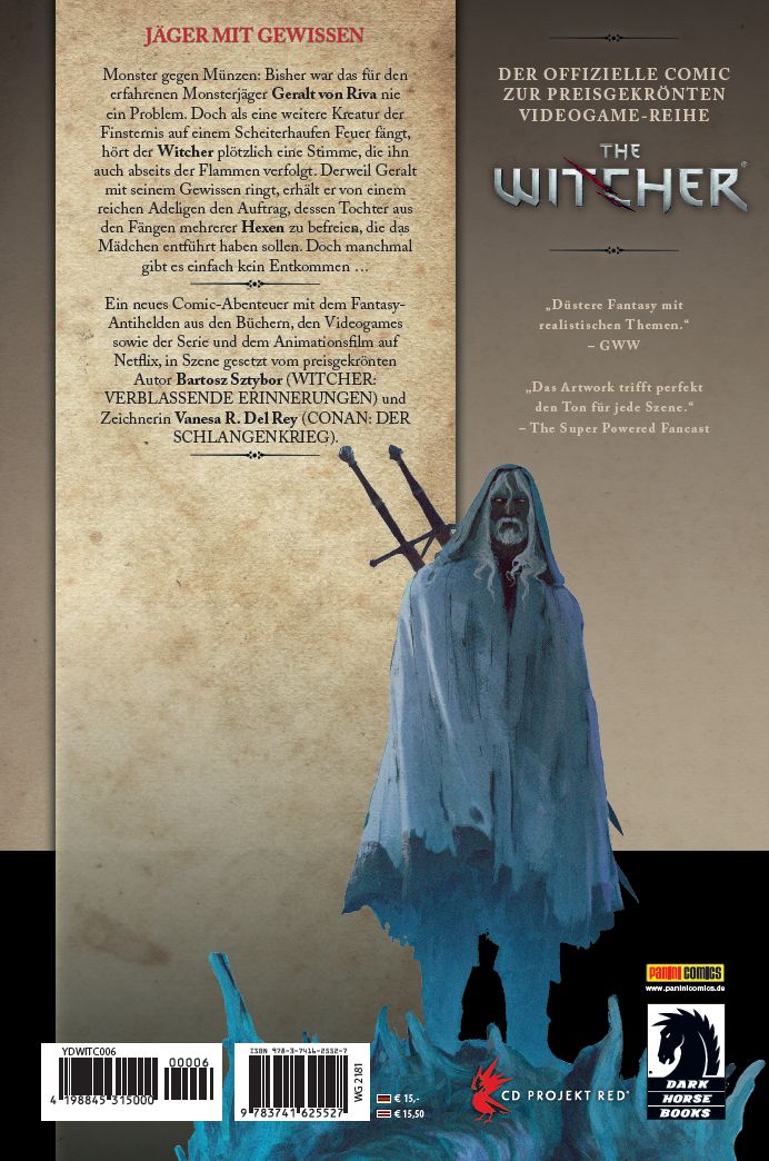 Rückseitencover The Witcher