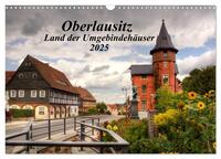 Vorderes Coverbild Oberlausitz - Land der Umgebindehäuser (Wandkalender 2025 DIN A3 quer), CALVENDO Monatskalender