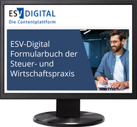 Vorderes Coverbild ESV-Digital Formularbuch der Steuer- und Wirtschaftspraxis - Jahresabonnement bei Kombibezug Print und Datenbank