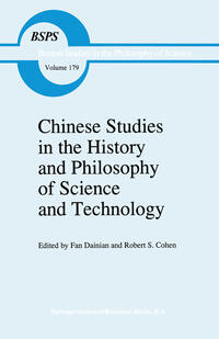 Vorderes Coverbild Chinese Studies in the History and Philosophy of Science and Technology