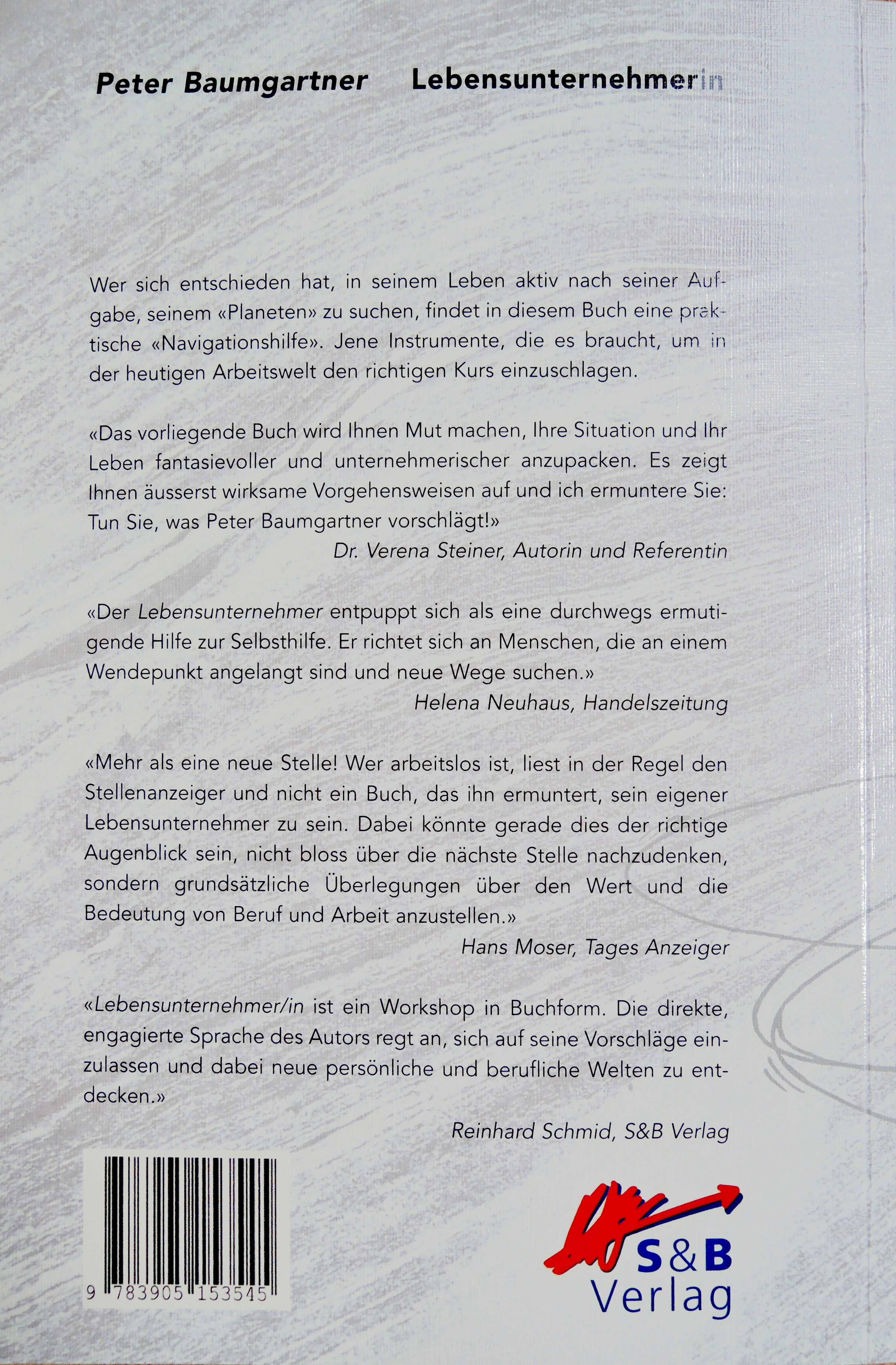 Rückseitencover Lebensunternehmer