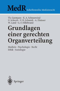 Vorderes Coverbild Grundlagen einer gerechten Organverteilung