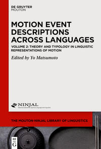 Vorderes Coverbild Motion Event Descriptions from a Cross-Linguistic Perspective / Theory and Typology