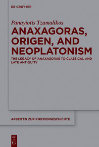 Vorderes Coverbild Anaxagoras, Origen, and Neoplatonism