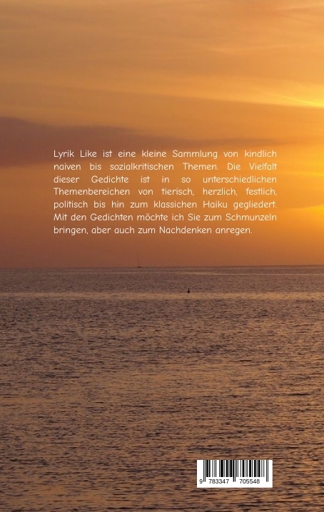 Rückseitencover Lyrik Like