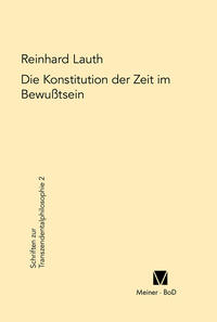 Vorderes Coverbild Die Konstitution der Zeit im Bewusstsein