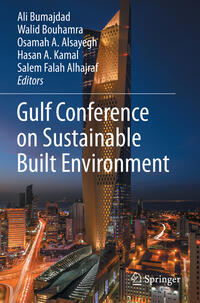 Vorderes Coverbild Gulf Conference on Sustainable Built Environment