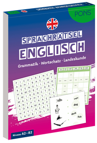 Vorderes Coverbild PONS Sprachrätsel Englisch