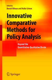 Vorderes Coverbild Innovative Comparative Methods for Policy Analysis