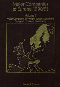 Vorderes Coverbild Major Companies of Europe 1990/91 Volume 3
