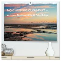 Vorderes Coverbild Nordfriesland dunkelbunt – zwischen Tönning und Sankt Peter-Ording (hochwertiger Premium Wandkalender 2025 DIN A2 quer), Kunstdruck in Hochglanz
